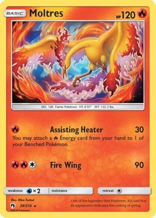 Moltres (38) [SM - Lost Thunder] Reverse Holofoil