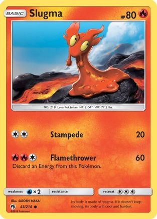 Slugma (43) [SM - Lost Thunder]