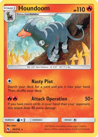 Houndoom (46) [SM - Lost Thunder] Reverse Holofoil