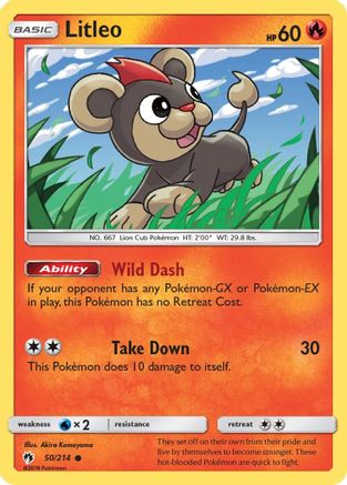 Litleo (50) [SM - Lost Thunder]