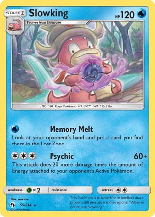 Slowking (55) [SM - Lost Thunder] Reverse Holofoil