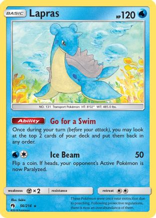 Lapras (56) [SM - Lost Thunder] Reverse Holofoil