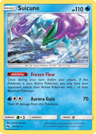 Suicune (59) [SM - Lost Thunder] Holofoil