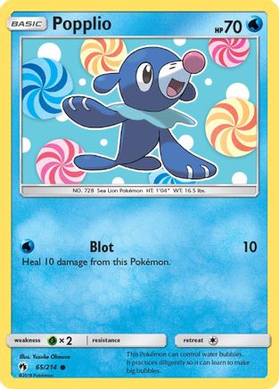 Popplio (65) (65) [SM - Lost Thunder]