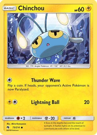 Chinchou (73) [SM - Lost Thunder]