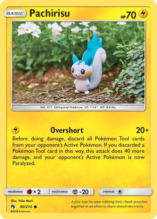 Pachirisu (80) [SM - Lost Thunder]