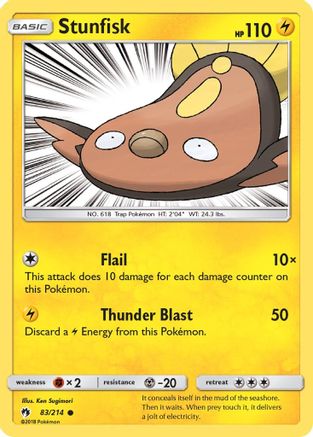 Stunfisk (83) [SM - Lost Thunder]