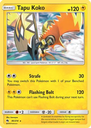 Tapu Koko (85) [SM - Lost Thunder] Holofoil