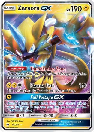 Zeraora GX (86) [SM - Lost Thunder] Holofoil