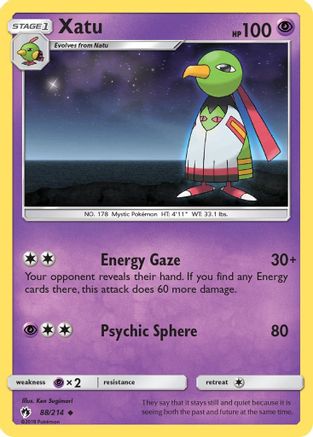 Xatu (88) [SM - Lost Thunder] Reverse Holofoil