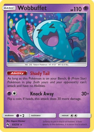 Wobbuffet (93) [SM - Lost Thunder] Reverse Holofoil