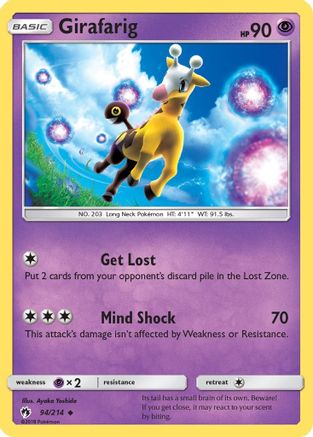 Girafarig (94) [SM - Lost Thunder] Reverse Holofoil