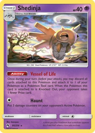 Shedinja (95) [SM - Lost Thunder] Reverse Holofoil