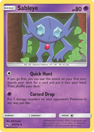 Sableye (96) [SM - Lost Thunder]