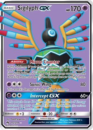 Sigilyph GX (Full Art) (202) [SM - Lost Thunder] Holofoil
