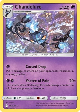 Chandelure (103) [SM - Lost Thunder] Holofoil