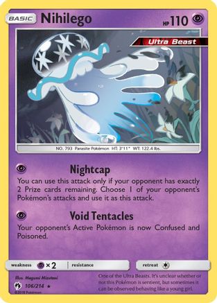Nihilego (106) [SM - Lost Thunder] Reverse Holofoil