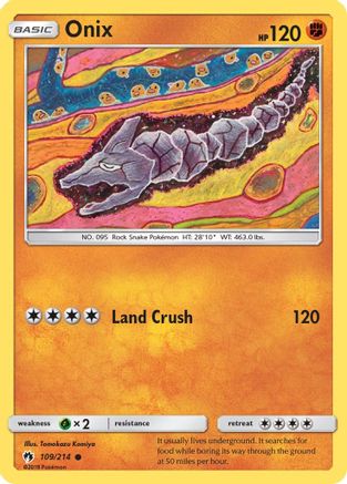 Onix (109) [SM - Lost Thunder]