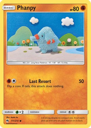 Phanpy (111) [SM - Lost Thunder] Reverse Holofoil