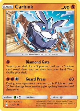 Carbink (117) (117) [SM - Lost Thunder] Reverse Holofoil