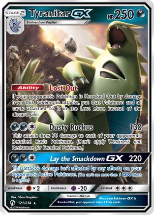 Tyranitar GX (121) [SM - Lost Thunder] Holofoil