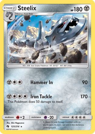 Steelix (125) [SM - Lost Thunder] Reverse Holofoil