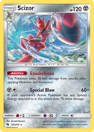 Scizor (126) [SM - Lost Thunder] Reverse Holofoil