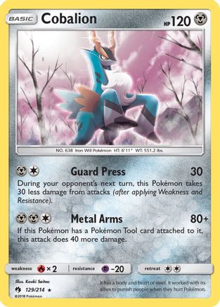 Cobalion (129) [SM - Lost Thunder] Reverse Holofoil