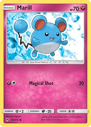 Marill (135) [SM - Lost Thunder] Reverse Holofoil