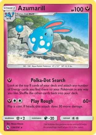 Azumarill (136) [SM - Lost Thunder]