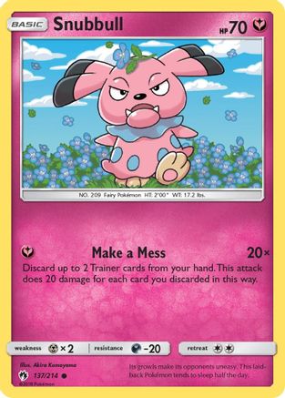 Snubbull (137) [SM - Lost Thunder] Reverse Holofoil