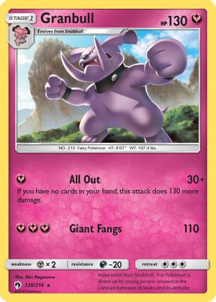 Granbull (138) [SM - Lost Thunder] Reverse Holofoil