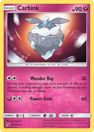 Carbink (143) (143) [SM - Lost Thunder] Reverse Holofoil