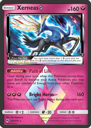 Xerneas Prism Star (144) [SM - Lost Thunder] Holofoil