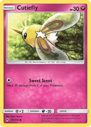 Cutiefly (145) [SM - Lost Thunder]