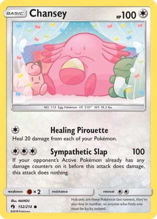 Chansey (152) [SM - Lost Thunder] Reverse Holofoil
