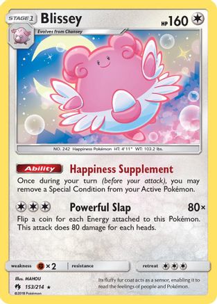 Blissey (153) [SM - Lost Thunder] Reverse Holofoil