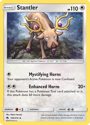 Stantler (156) [SM - Lost Thunder] Reverse Holofoil