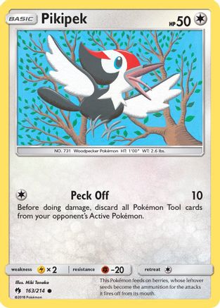 Pikipek (163) (163) [SM - Lost Thunder] Reverse Holofoil