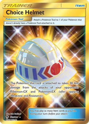 Choice Helmet (Secret) (229) [SM - Lost Thunder] Holofoil