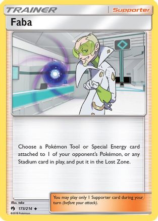 Faba (173) [SM - Lost Thunder] Reverse Holofoil