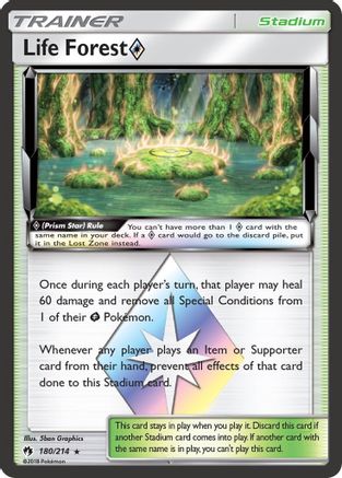 Life Forest Prism Star (180) [SM - Lost Thunder] Holofoil