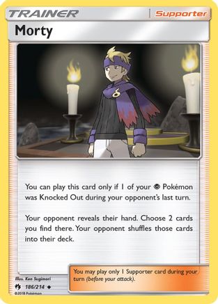 Morty (186) [SM - Lost Thunder]