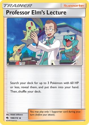 Professor Elm's Lecture (188) [SM - Lost Thunder] Reverse Holofoil