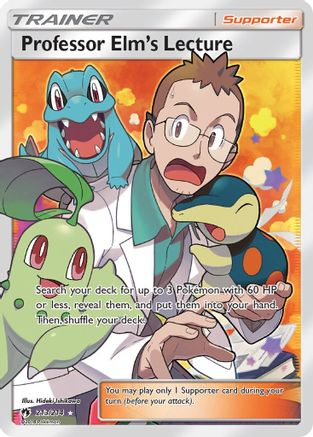 Professor Elm's Lecture (Full Art) (213) [SM - Lost Thunder] Holofoil