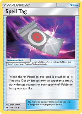 Spell Tag (190) [SM - Lost Thunder] Reverse Holofoil