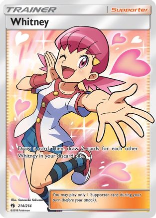 Whitney (Full Art) (214) [SM - Lost Thunder] Holofoil