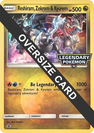 Reshiram, Zekrom & Kyurem () [Jumbo Cards] Holofoil