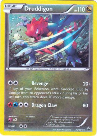 Druddigon - 70/106(Cosmos Holo) (70) [Blister Exclusives] Holofoil