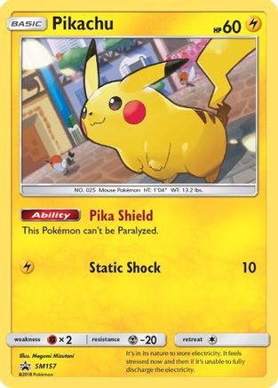 Pikachu - SM157 (SM157) [SM Promos] Holofoil